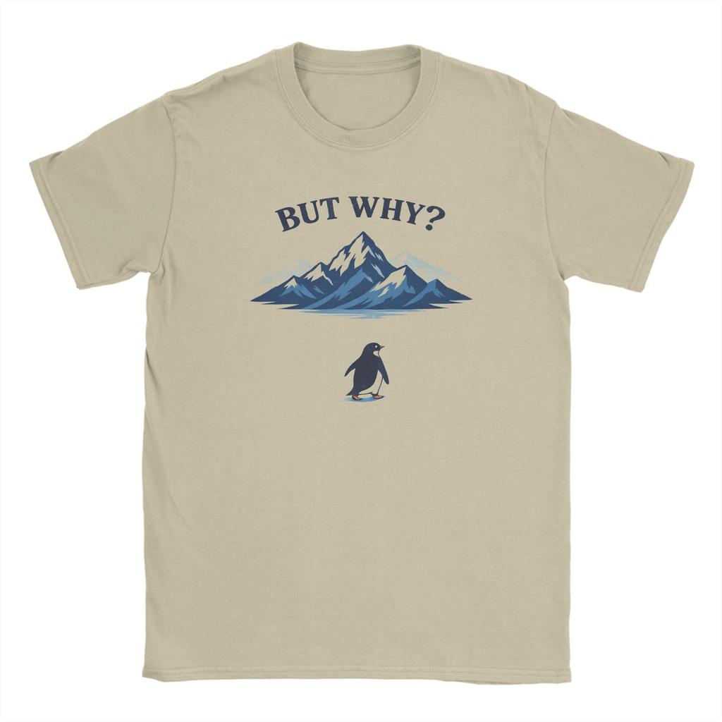 Nihilist Penguin But Why Meme TShirt Summer Cotton T Shirts For Unisex Popular Custom DIY Tshirt Short Sleeve Vintage Tops