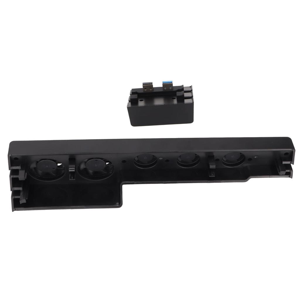 Game Cooling Fan 5 Fan Automatic External Gaming Console USB Cooler with HUB for PS4 Pro