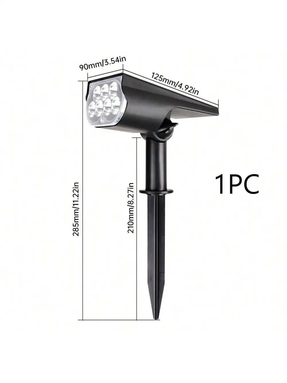 

LED Solar Spot Lights Outdoor, Solar Lights Outdoor Waterproof , Spotlights for Yard Garden Pathway Tree Decoration