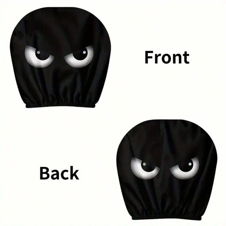 2pcs Car Headrest Covers - Fits All Models, No Filling Design
