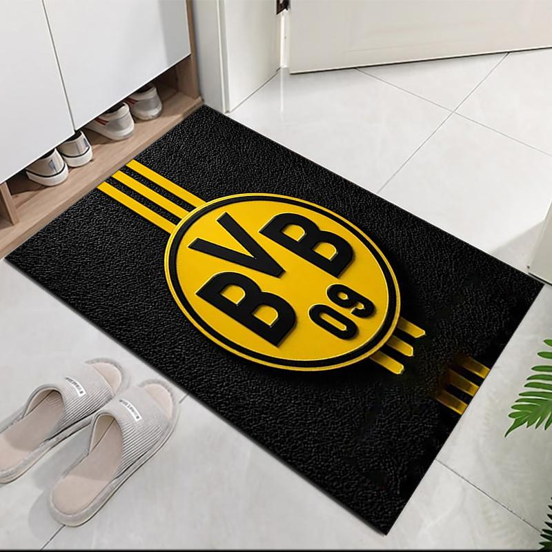 Borussia Dortmund Printed Carpet, for Office Chair Living Room Bedroom Kitchen Room Decor Gifts.