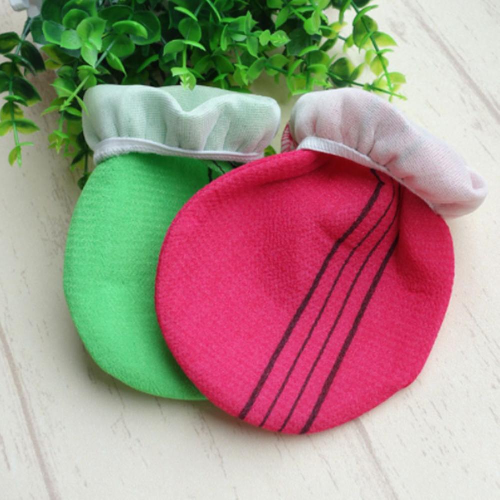 Smooth Skin Massage Viscose Fiber Exfoliating Towel Bath Glove Shower Scrubber Body Rub