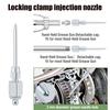 Lubrication Set Coupler Connector Angled Grease Needle Nozzles & Injectors Tool for Mechanical Use Efficient Lubrication
