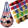 Weaving Basketball Carry Bag Multiple Colors Mesh Net Bag Durable Ball Pocket Football Balls