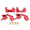RC Aluminum Steering Blocks Caster Blocks C Hubs Stub Axle Carriers for Traxxas Slash 4X4 TSM 1 10 RC Car