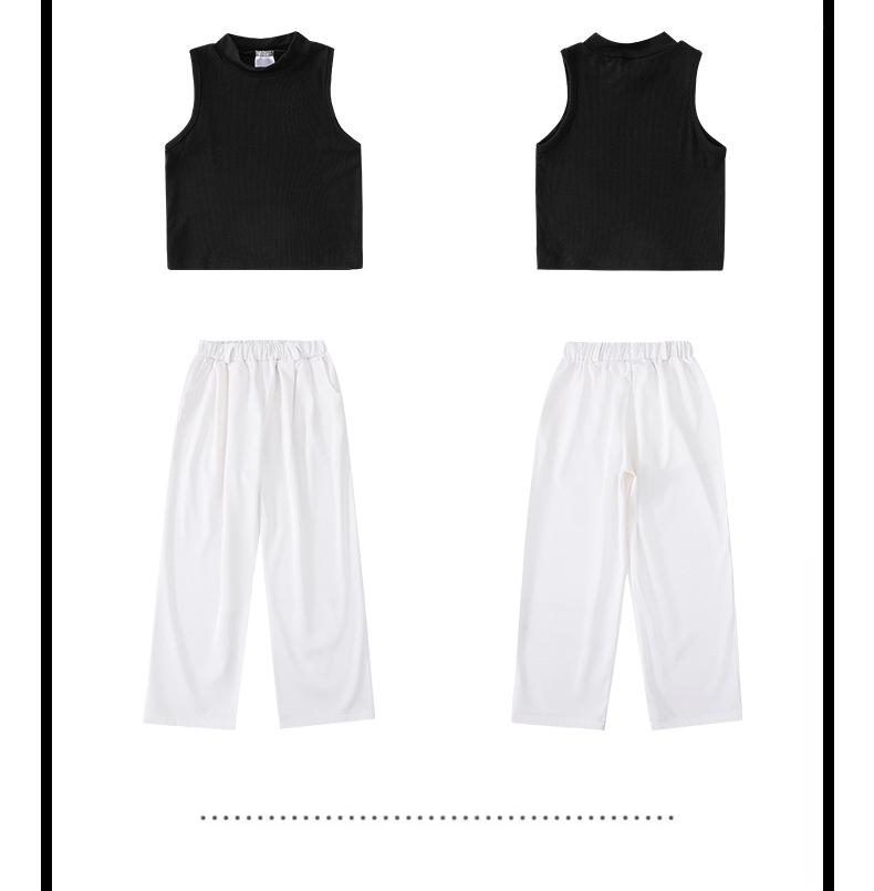 Hip Hop Jazz Tanzoutfit für Mädchen - Trendiges Street Performance Kostümset