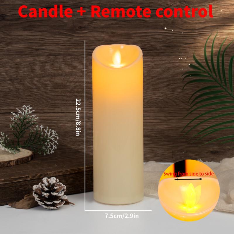 Led Electronic Candle Light With Swaying Flame For Romantic Wedding And Party Decor