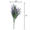 1Pc No Fade Photography Props Farmhouse Fake Flowers Shrubs Plants Home Garden Decor Artificial Lavender