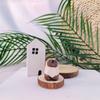Desktop Accessories Mini Wooden Animal Figurine Painted Cute Kitten Sculpture Creative Cat Dog Statues Birthday Holiday Gift