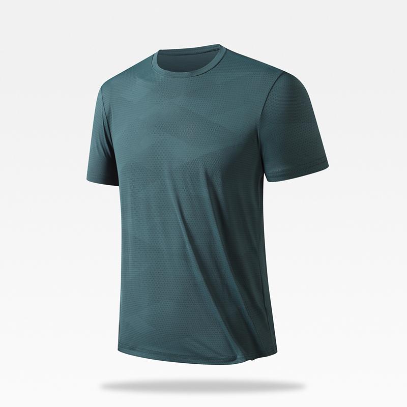 Breathable Quick-drying Ice Silk T-shirt Men's Cool And Icy Short-sleeved Men's Outdoor Sports Running Couple Fitness Sports T-shirt