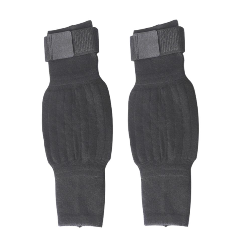 Cold-proof Warm Knee Pads Windproof Elastic Thick Knee Protector with Straps Wraps Leg Thermal Leg Warmers Old Cold Legs
