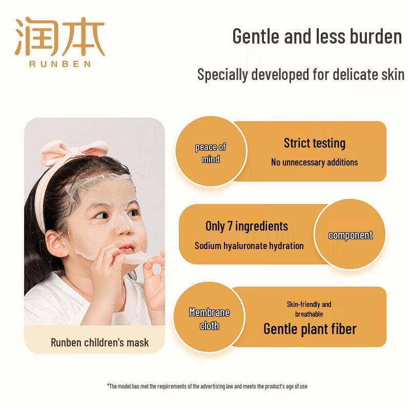 Runben Kids Moisturizing Face Mask
