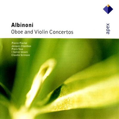 CD TOMASO ALBINONI - JACQUES CHAMBON,  - Oboe And Violin Concertos 0927490202 Apex 2002 Europe Classical Used