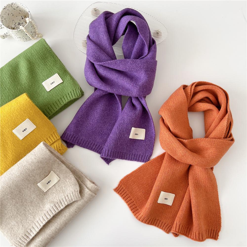 New Solid Color Scarf For Women In Spring And Autumn Versatile Ribbon Wrist Strap Headband Fashionable Decoration Student Neck Protection Small Scarf