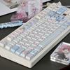 Guardian Cartoon Sweetheart Keycaps Pbt Five-Sided Sublimation Keycaps Pink Blue Cute Side Engraved Keyboard Customized Keycaps