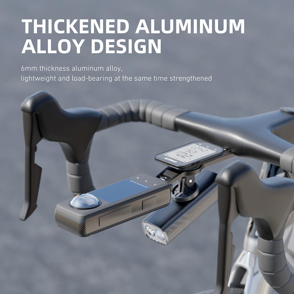 Fahrrad-Stoppuhr-Halterung Aluminiumlegierung Leichtgewichtige Fahrradcomputer-Halterung Leichte Fahrrad-Tachometer-Halterung für Fahrradzubehör