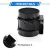 Mass Air Flow Sensor Assembly Compatible for Hyundai Sonata 2006-2008 L4 2.4L,Durable Plastic Metal Black