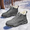 Snow Boots Men's Winter Velvet Thickened Cold-proof Warm High-top Cotton Shoes Outdoor Sports Non-slip Cotton Boots