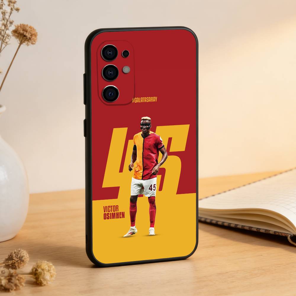 

Football V-Victor O-Osimhen Phone Case Black Silicone Soft For Samsung S25,S24,S21,S22,S23,S30,Ultra,S20,Plus,Fe,Lite Samsung S105G