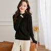 Srcr Women's Cashmere Blend Half-High Collar Knit Sweater