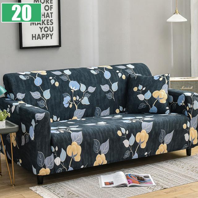 Elastic Sofa Cover 1 2 3 4 Seater L-Shaped Corner Stretch Slipcover for Living Room Couch Armchair Chaise Longue