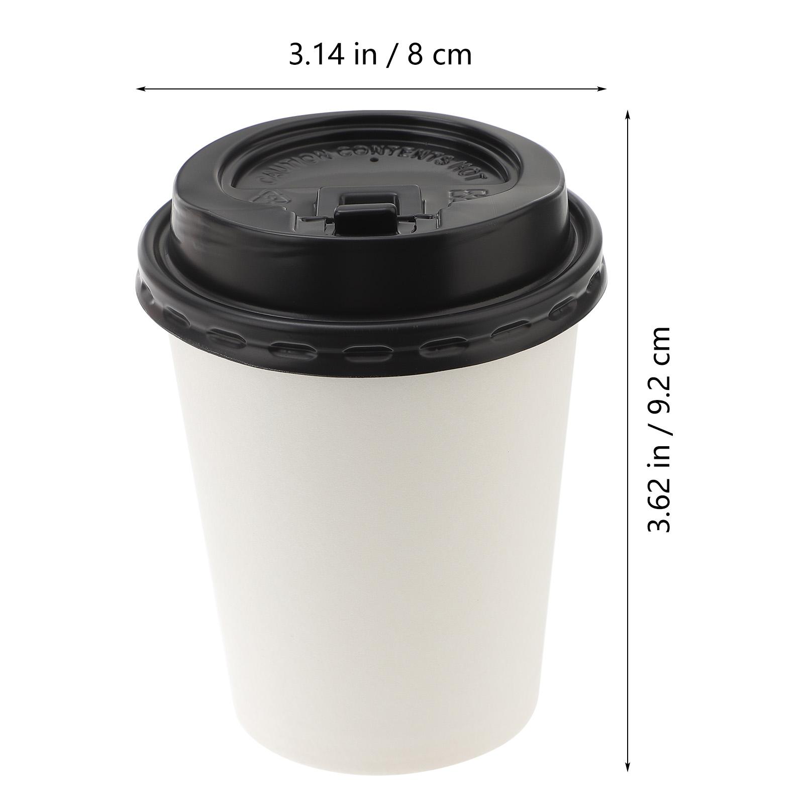 

50pcs Disposable Coffee Cups Insulation Takeaway Paper Cup Beverage Cups Suitable for Picnic Gatherings Christmas Party Supplies