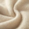 Kaschmirpullover für Damen mit halbem Rollkragen Herbst und Winter Streifenmuster Slim Fit Gestrickter Basis-Kaschmir-Einfarbpullover