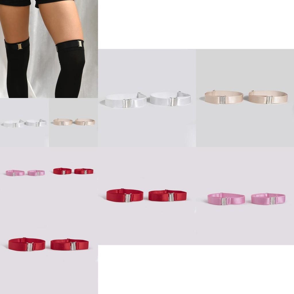 Polyester Womens Stockings With Nonslip Grip And Metal Decor For Spring Fashion