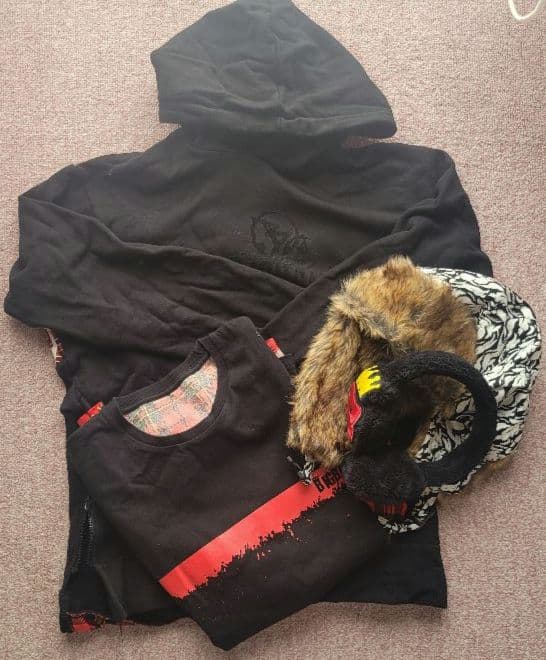 

[USED] BIGBANG Hoodie T-shirt Flight Cap Ear Hooks