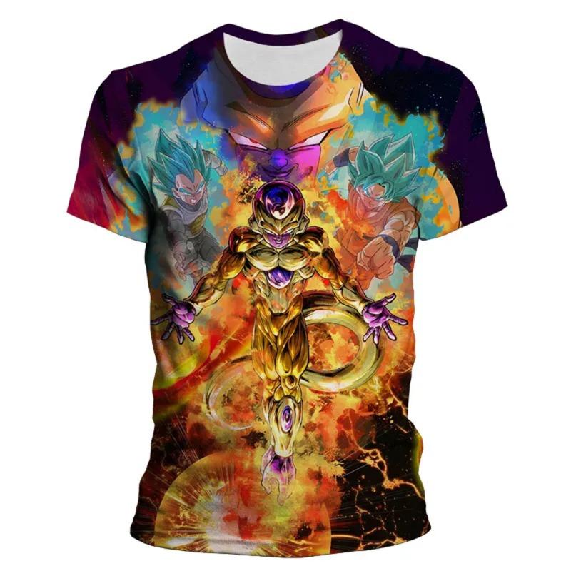 

Dragon Ball Cartoon Japan Style Anime Men T-shirt Summer Fashion Short Sleeve Women Clothes Tops New Casual Children Tee Shirts S