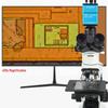 GAOPIN 1000x HD Metallurgical Microscope with 4K/2K Electronic Camera