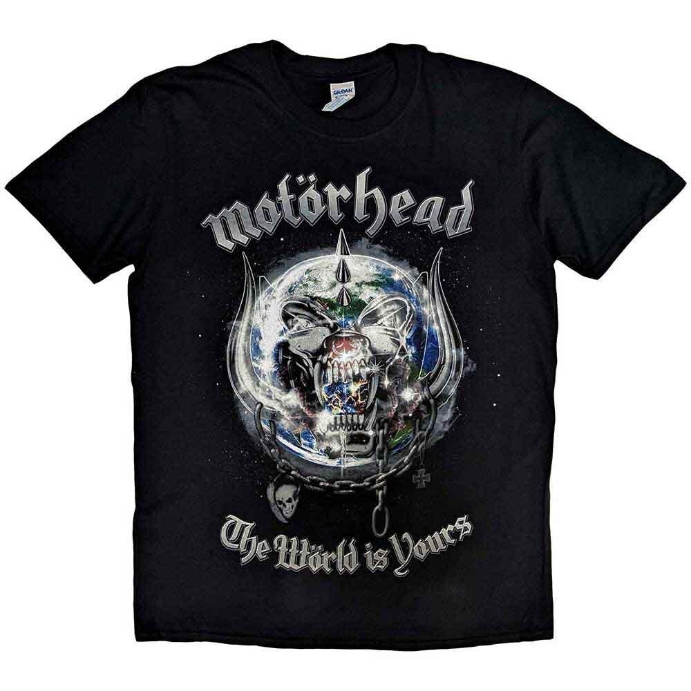 

Motörhead The World is your Album T-Shirt Black New Unisex T-Shirt XXXL
