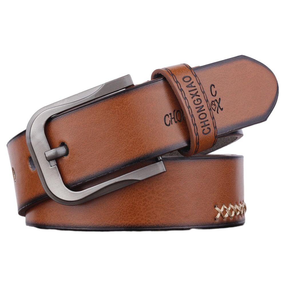 Cowboy Pin Buckle Waistband Vintage Business Belts All-match Leather Belt Men's Belt