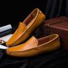 Summer Men Shoes Mens Light Comfortable Flat Shoes Loafers Leather Footwear Sneakers