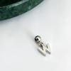DIY Sliding Chain Alphabet Number Pendant Necklace Personalized Jewelry