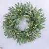 Simulation Leaf Wreath for Front Door Farmhouses Garden Wedding Decorations