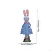 Easter Bunny Figure Statue Fine Workmanship Craft Creative Decor Sulpture for Festival