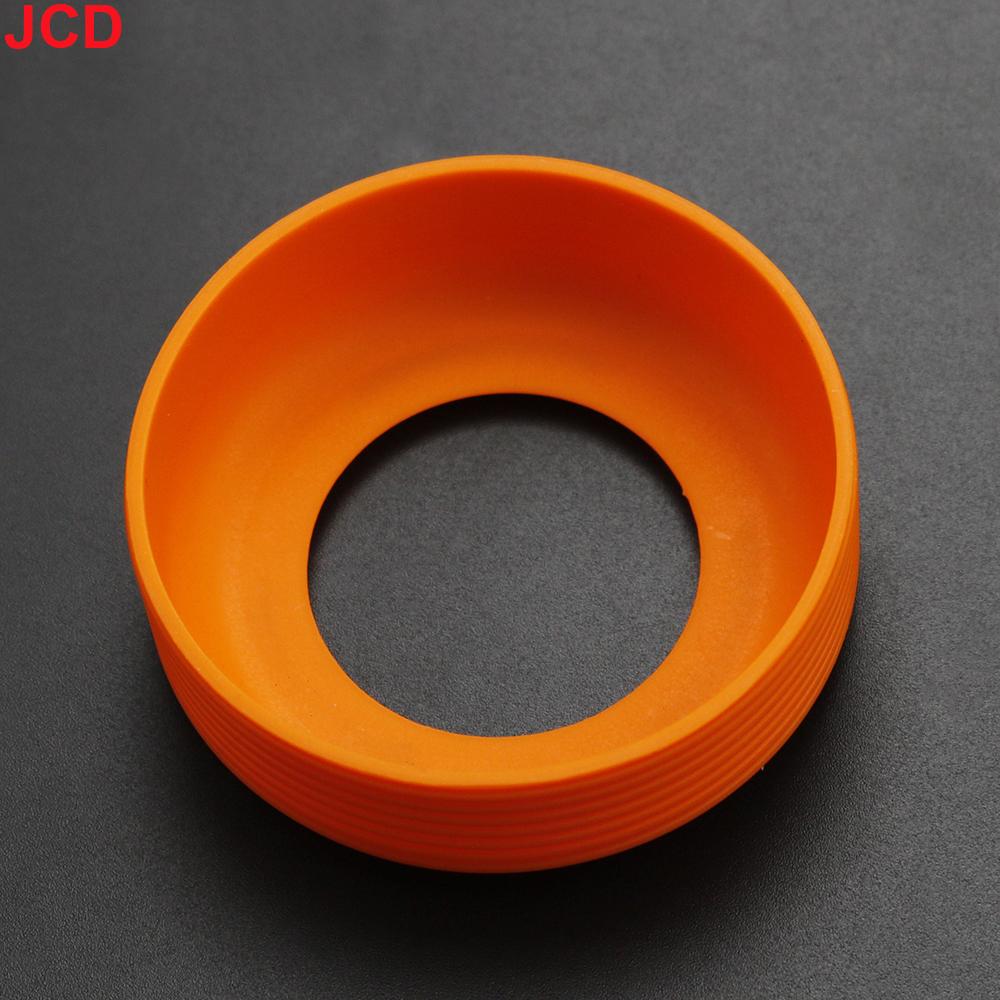 

JCD 1pcs 6.5cm 16g 15 Colour Threaded Soft Silicone Cup Bottom Cover Wear Resistant Ring Sleeve Sheath Anti Slip Good Toughness оранжевый