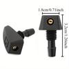 2Pc Car Windscreen Washer Water Spray Jets Nozzles For Seat Ibiza Leon Mk3 5F Ateca Alhambra Altea Arona Arosa Cordoba Exeo Inca
