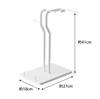 Yamazaki Jitsugyo Cleaner Tool Station White W18 X D27 X H41cm Plate Stick Cleaner Stand Cleaning Tools Bulk Storage 3650 Approx.