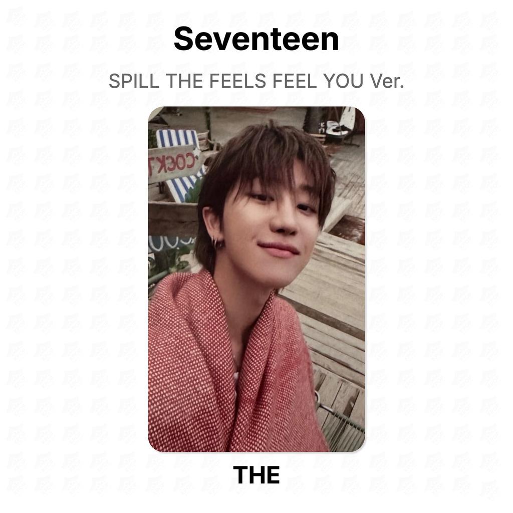 Seventeen SPILL THE FEELS FEEL YOU Ver. Official Photocard