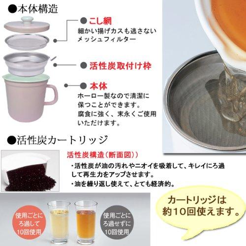Fuji Enamel Oil Pot (1.5L Pink with Activated Charcoal)