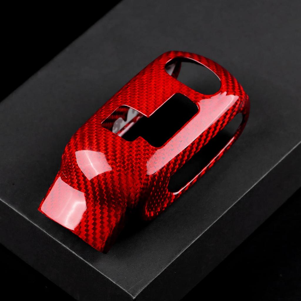 AIRSPEED Mini F54 F55 F56 F57 F60 Exclusive Accessories Real Hard Carbon Fiber Car Gear Shift Knob Head Cover Sticker Stylish Custom Dress Up Easy