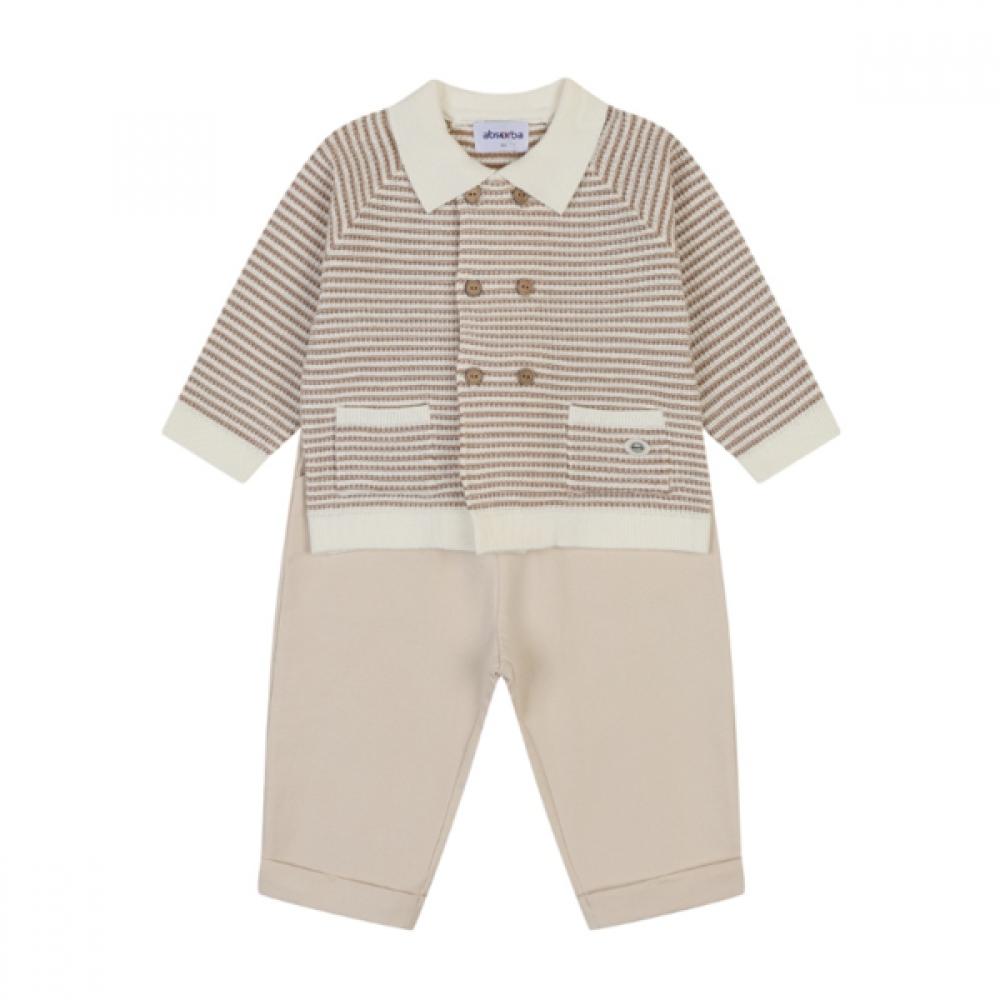 Absorba Knit Set Beige A1121203 beige/80(6-12M)