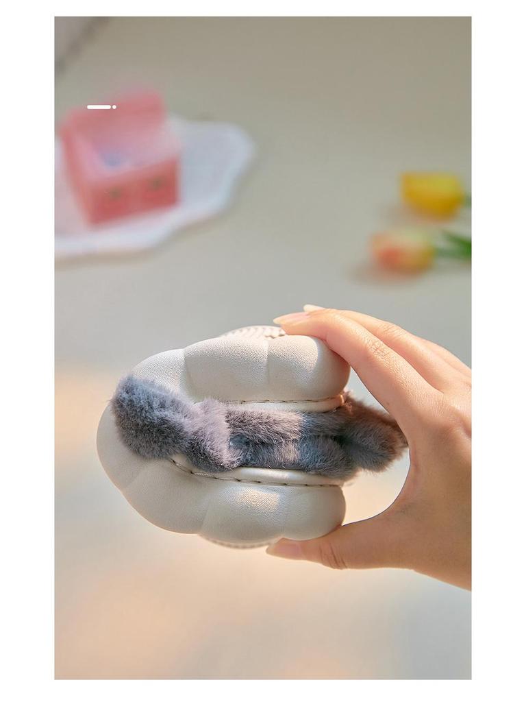 Children's Anti-Slip Cartoon Shark Slippers – Comfortable, Warm Cotton Parent-Child Slippers for Girls