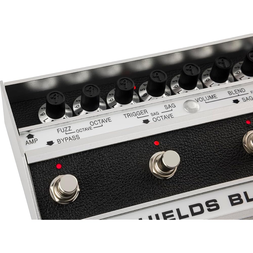 Fender Shields Blender Fuzz Guitar Effect Pedal Compact Design, Durable Construction, Versatile Sound
