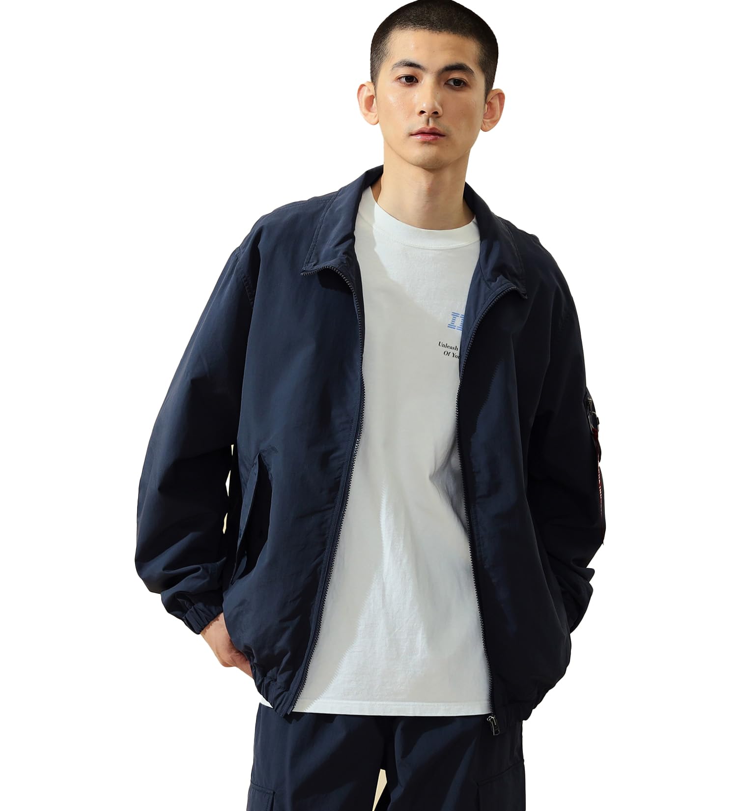 

Outer Tech supplex TA1709 [Alpha Industries] MA-1 Men s RP.BLUE