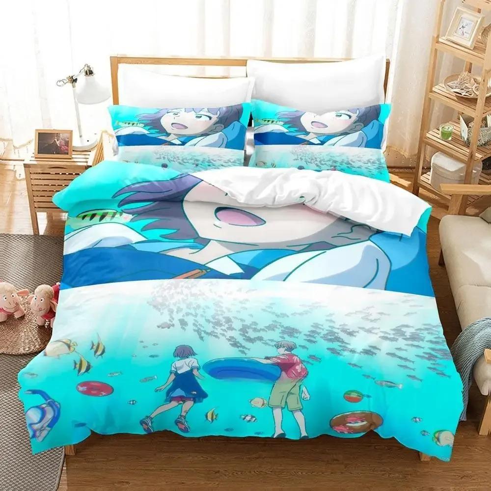 Deji Meets Girl Bedding Set Single Twin Full Queen King Size Bed Set Adult Kid Bedroom Duvet Cover Sets Anime Bed Sheet Set