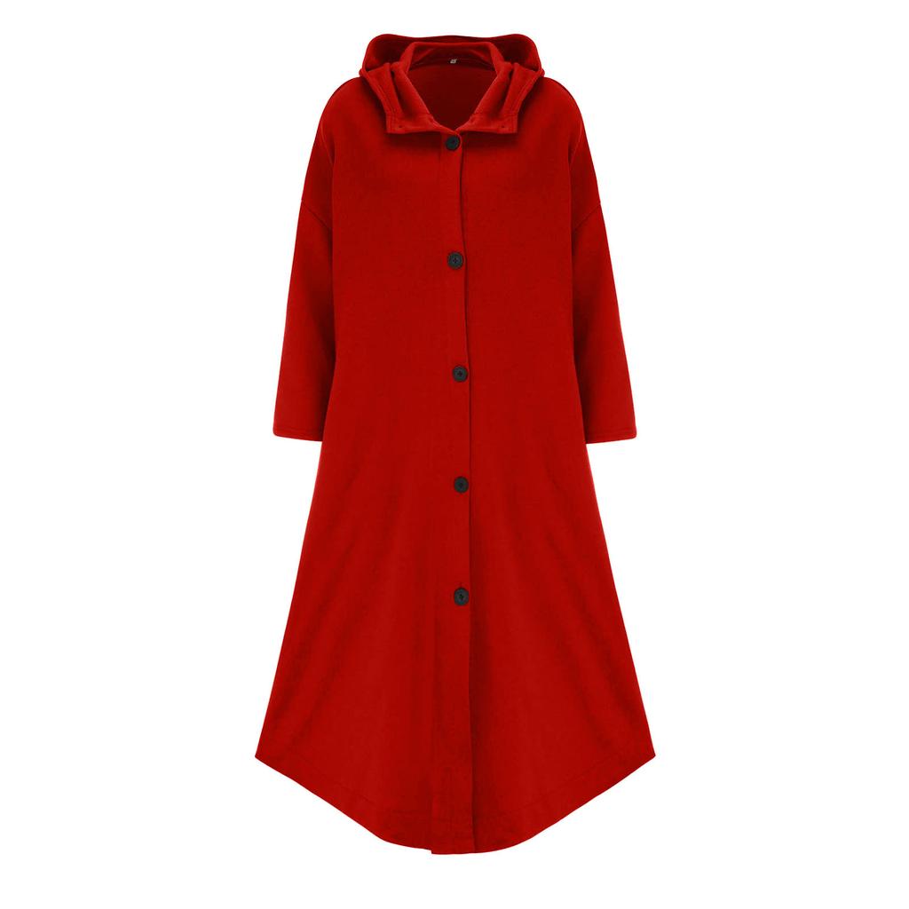 Women's Oversized Hooded Jackets Casual Full Zip Up Hoodies Sweatshirt Long Sleeve Boyfriends Outerwear With Pockets