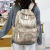 Mochila de Estudante de Ensino Médio Altamente Estilosa Lavável Tie-Dye Moderna E Descolada Mochila Casual Para Viagem Mochila de Estudante de Grande Capacidade Para Homens